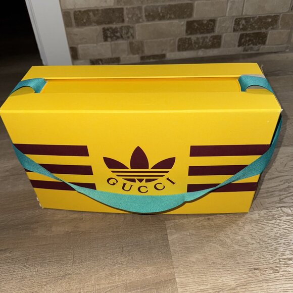 Gucci X Adidas Slides (Red) (Unused) - Picture 13 of 15